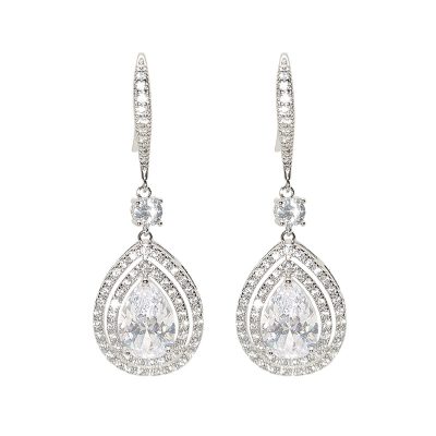 Druppelvormige oorbellen