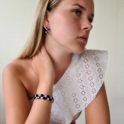 Blauwe Statement Armband