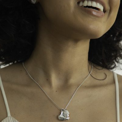 Swarovski Hart Ketting Silverplated