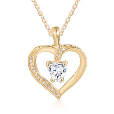 ketting met Swarovski hartje - Swarovski sieraden